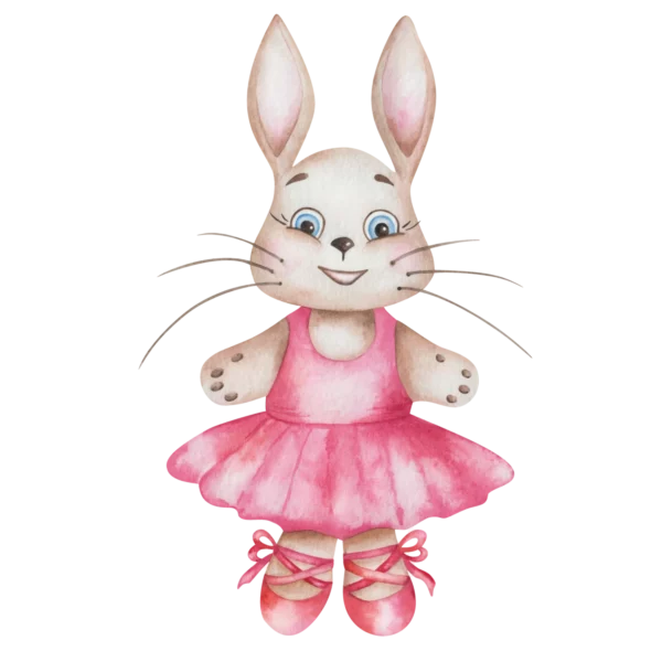 en kanin som är en ballerina
