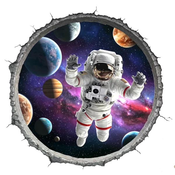 Astronaut genom väggen - Bild 2